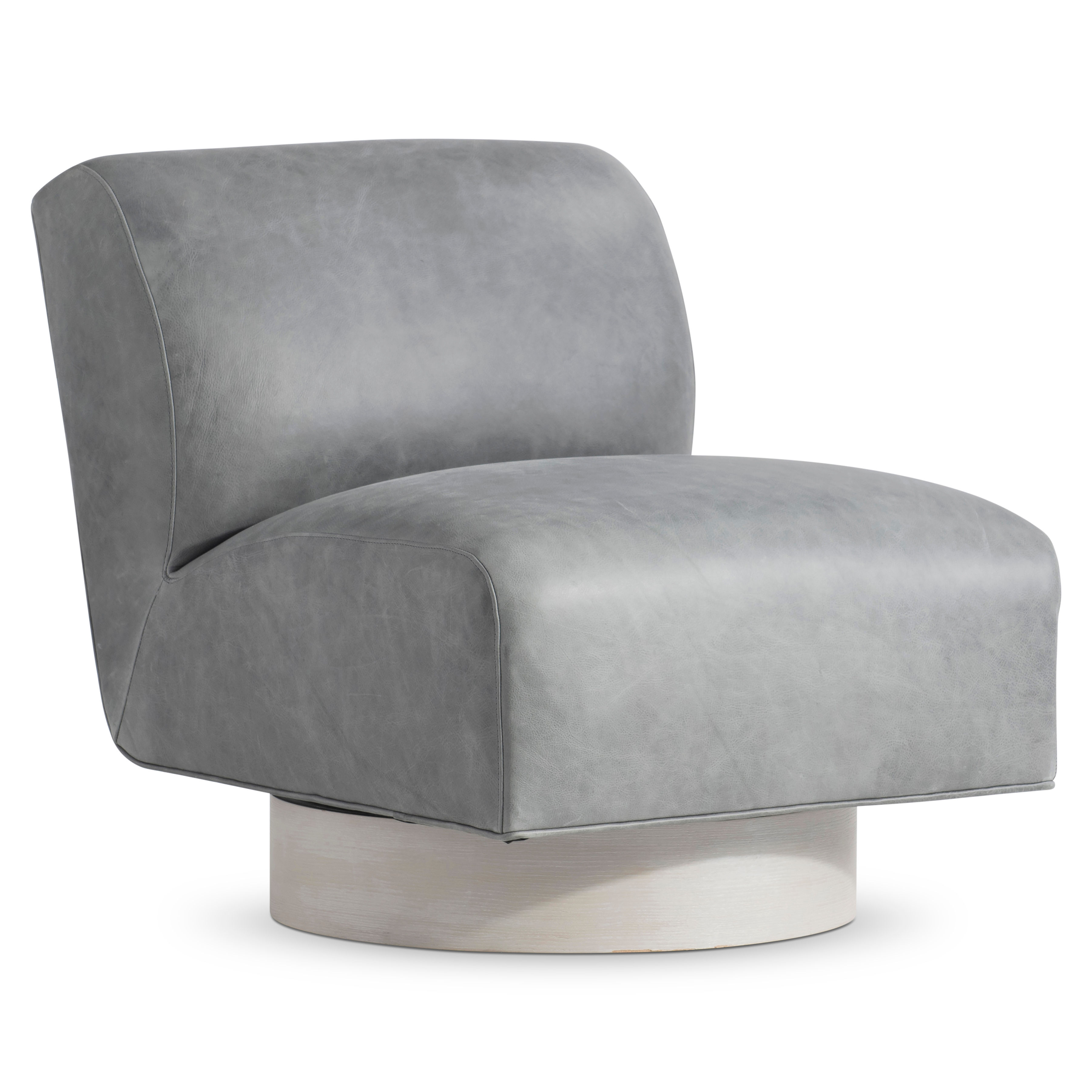 Picture of Marley Leather Swivel Chair