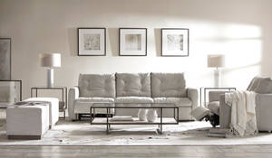 Picture of Merino Fabric Cocktail Ottoman