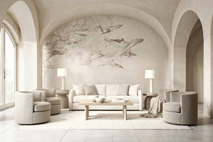 Picture of Fleur Fabric Swivel Chair