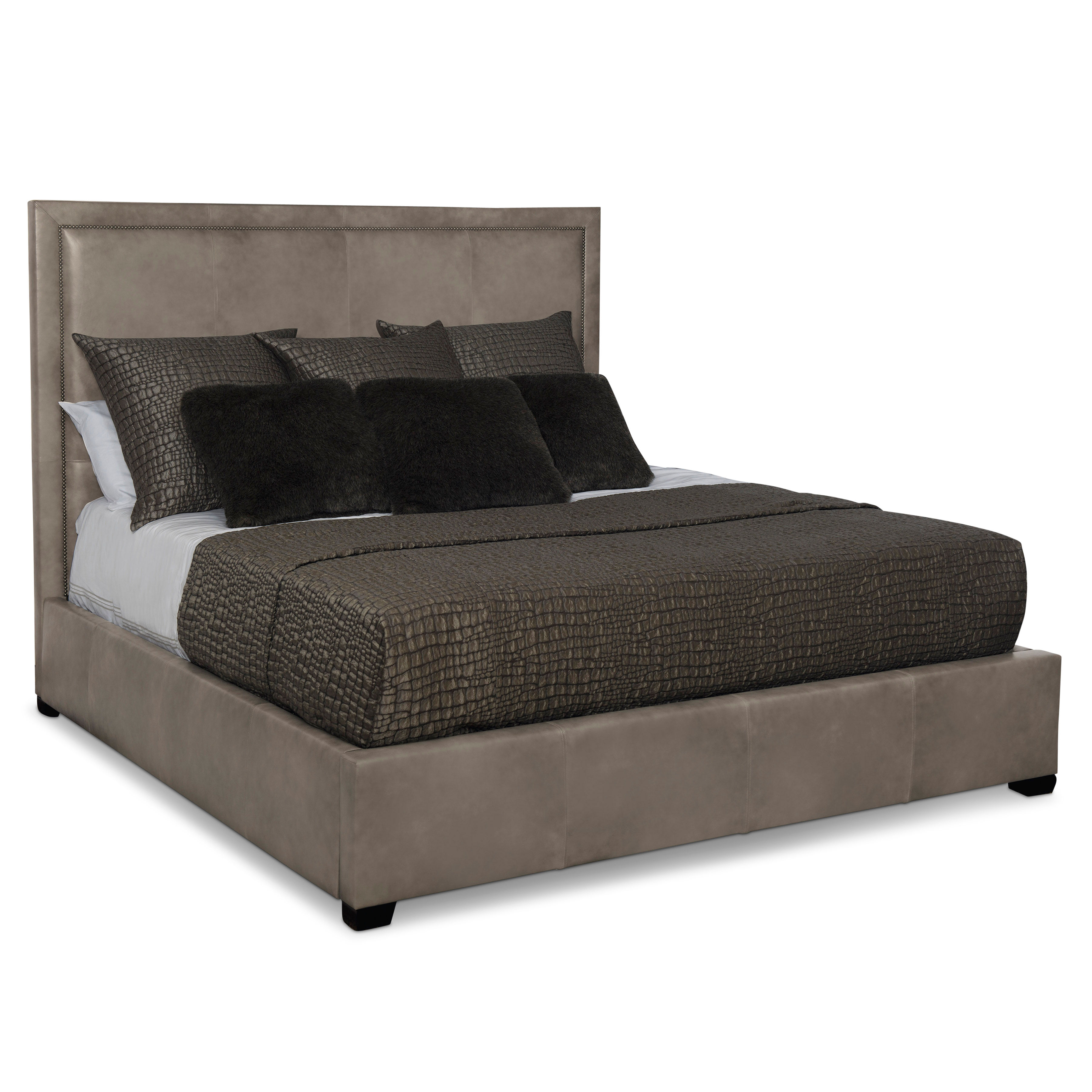 Picture of Morgan Leather Panel Bed - SO