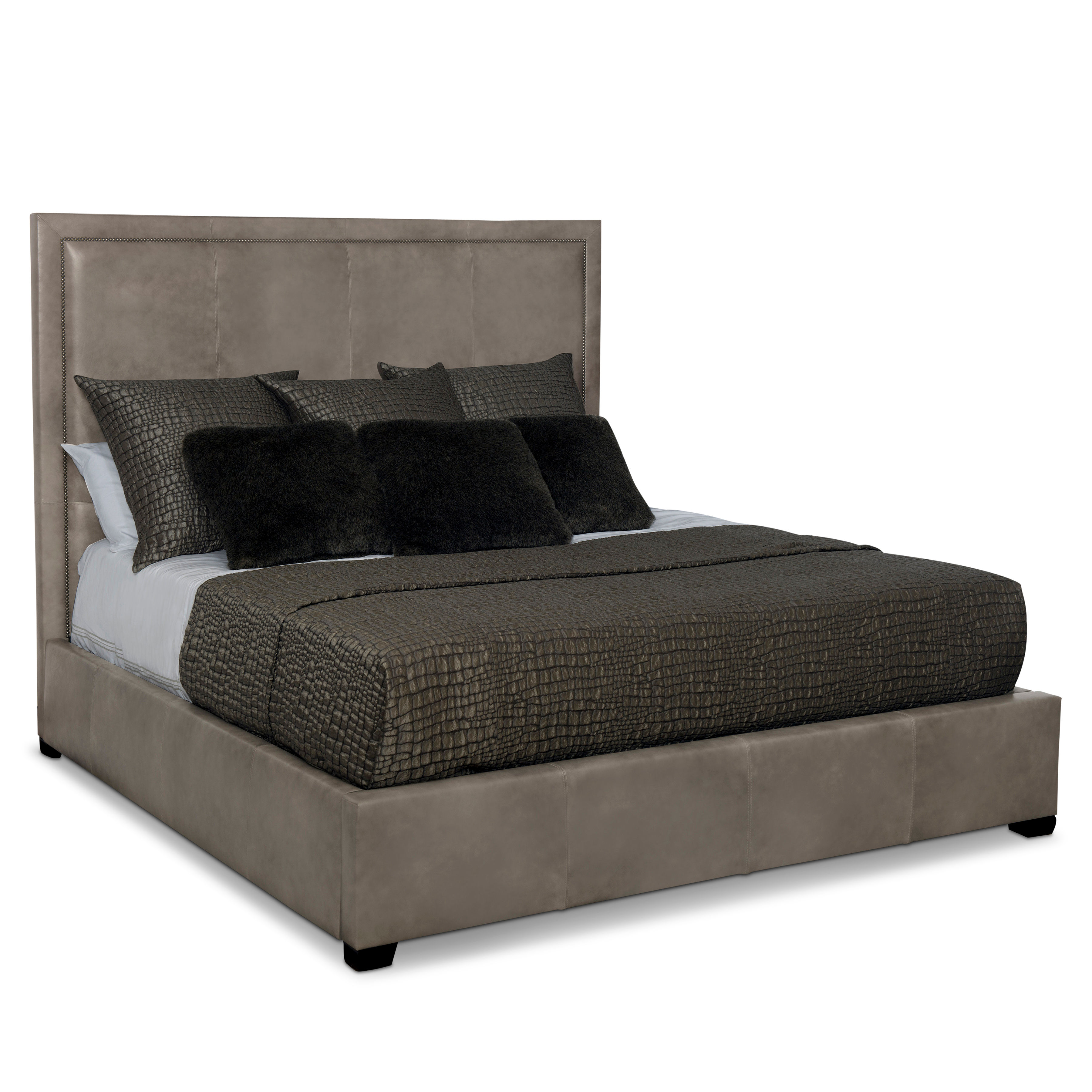 Picture of Morgan Leather Panel Bed - SO
