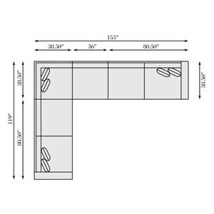 Picture of Nest Fabric Sectional