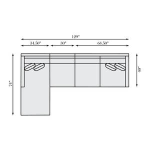 Picture of Kelsey Fabric Sectional