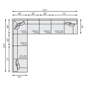 Picture of Serena Fabric Sectional