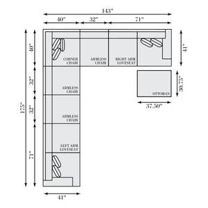 Picture of Serena Fabric Sectional