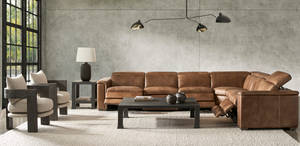 Picture of Lioni Leather Power Sectional