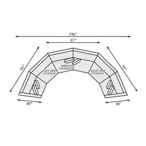Picture of Soleil Fabric Sectional