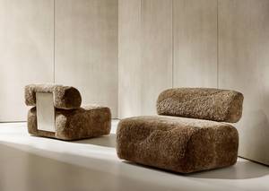 Picture of Paley Shearling Swivel Chair