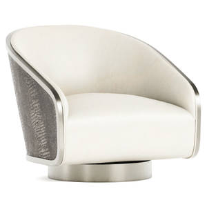 Picture of Miles Leather Swivel Chair