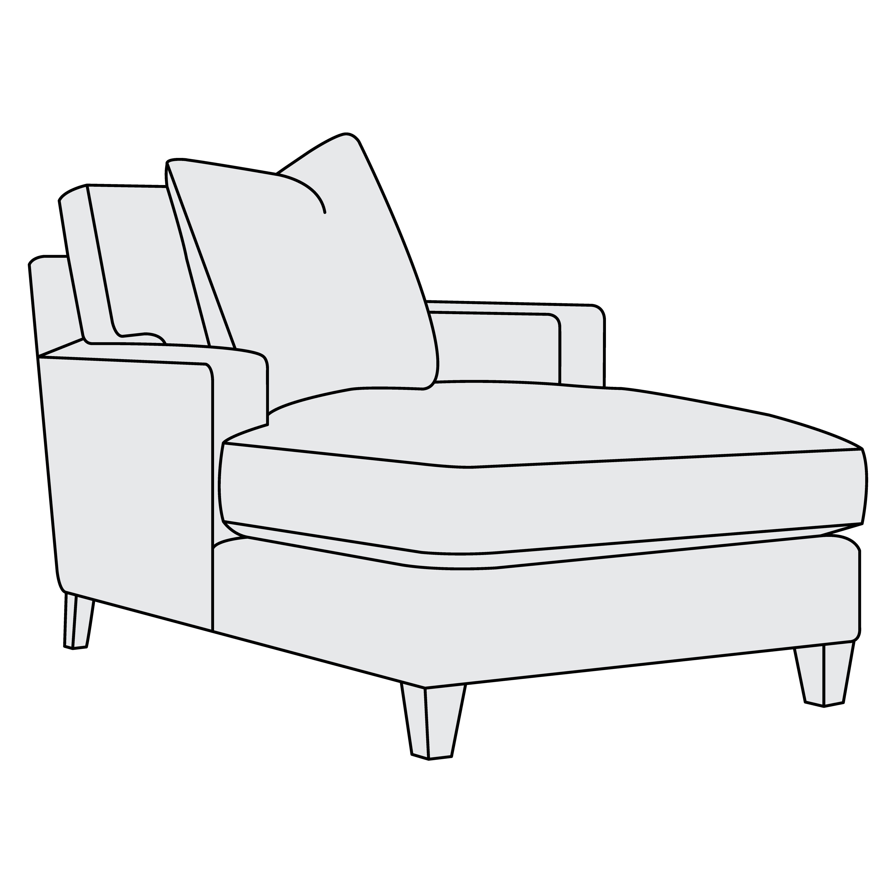 Picture of Mila Fabric Chaise