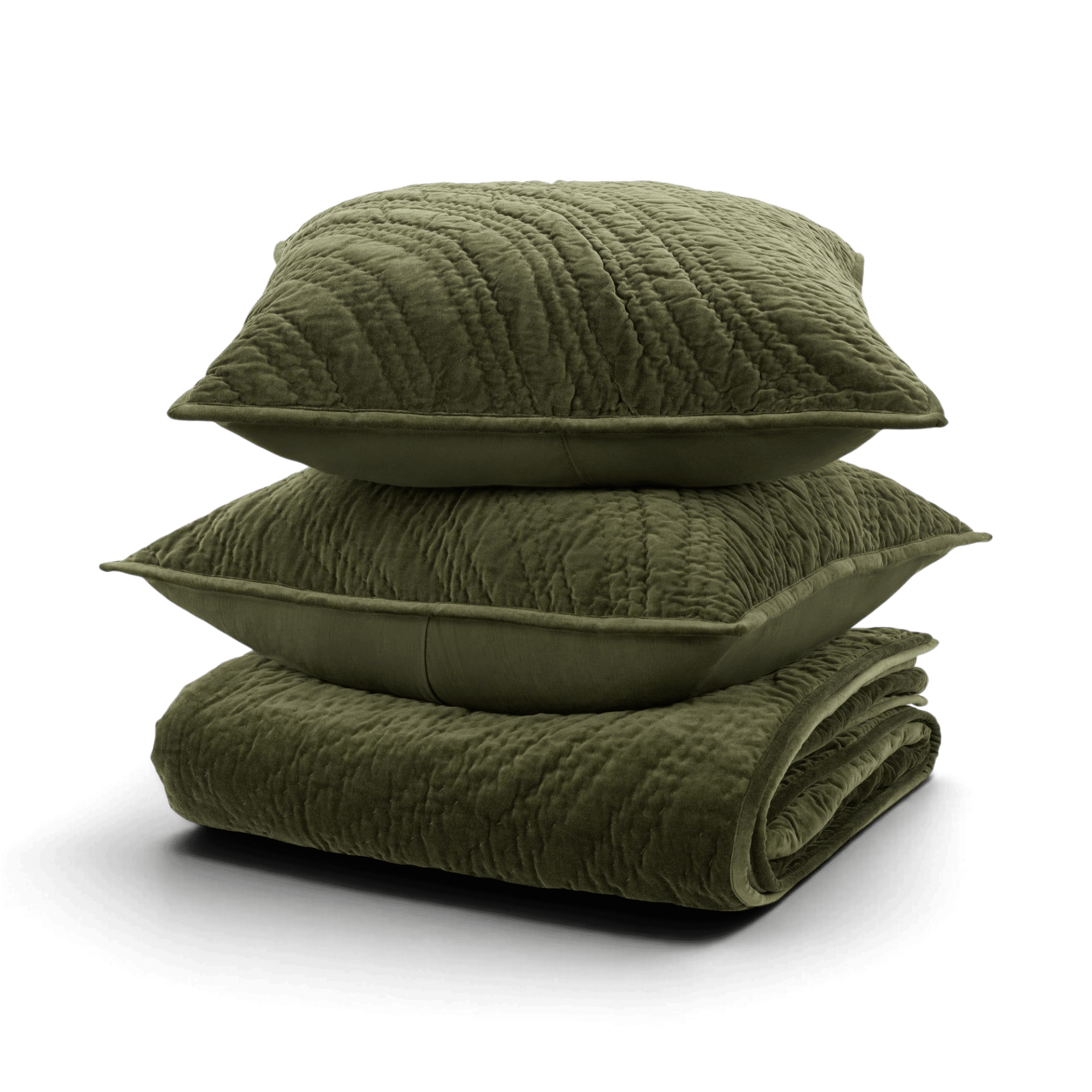 Picture of Elms Green Queen Quilt Set