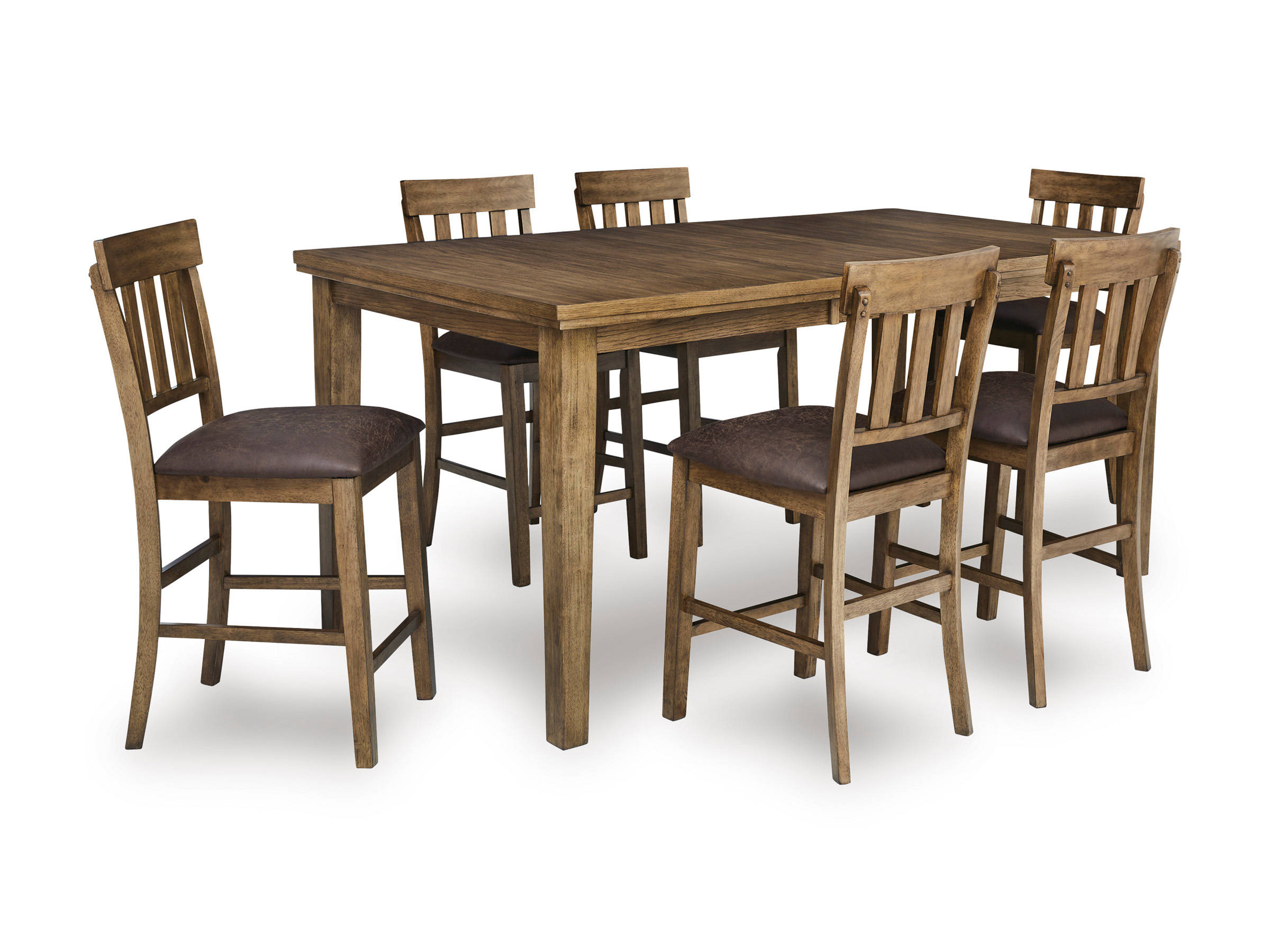 Picture of Broxtyn Counter Height Dining Table & 6 Stools