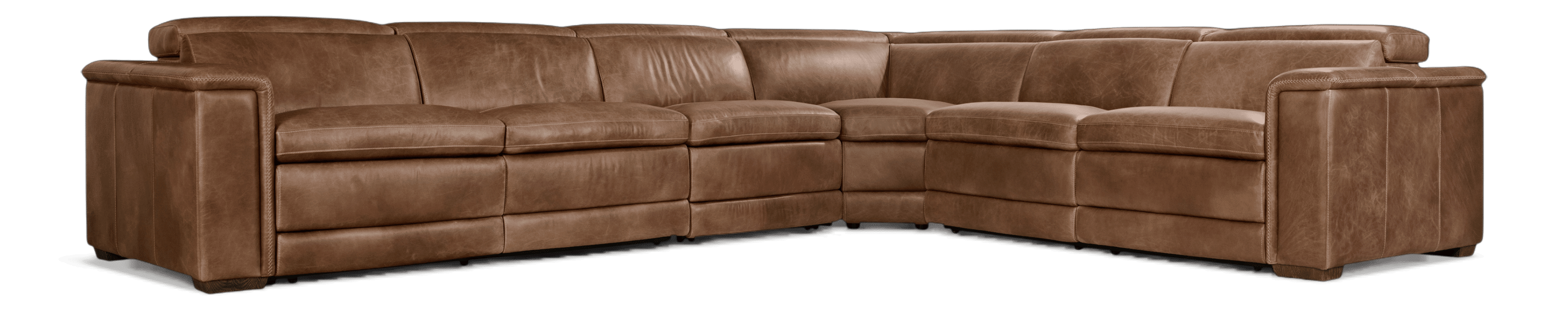 Picture of Lioni Leather Power Sectional