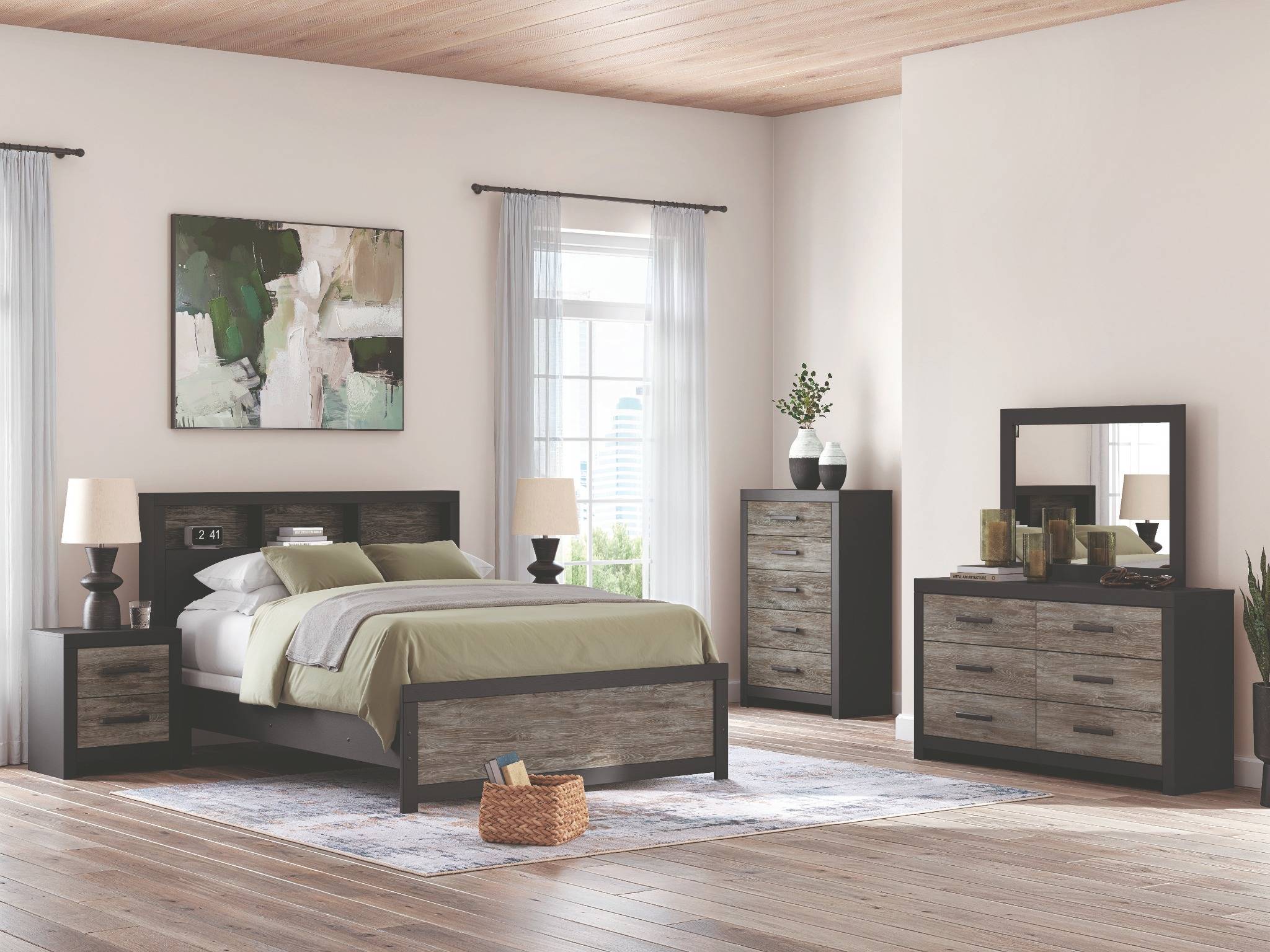 Picture of Jonnifer Bookcase Bedroom Group