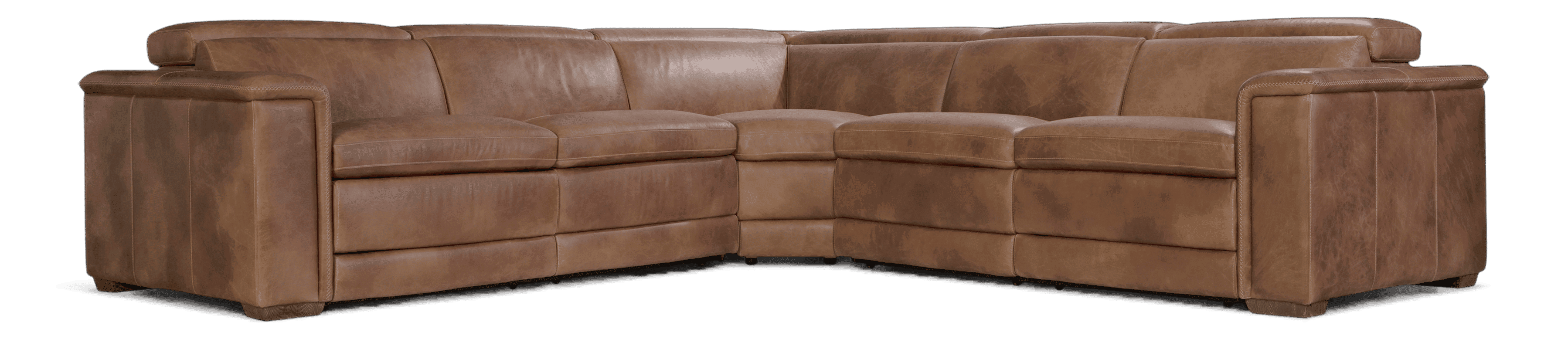 Picture of Lioni Leather Power Sectional