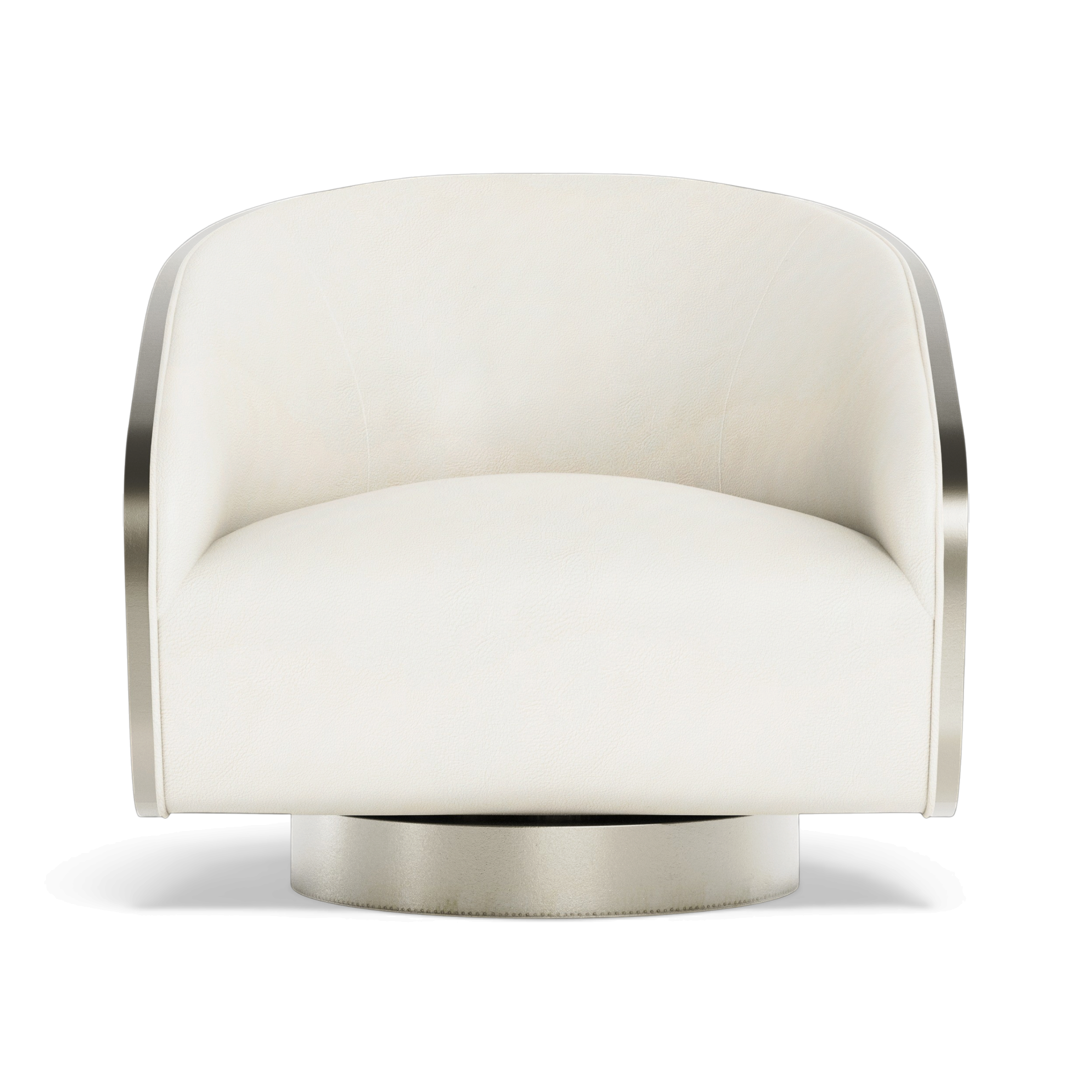 Picture of Miles Leather Swivel Chair