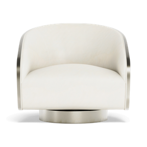 Picture of Miles Leather Swivel Chair