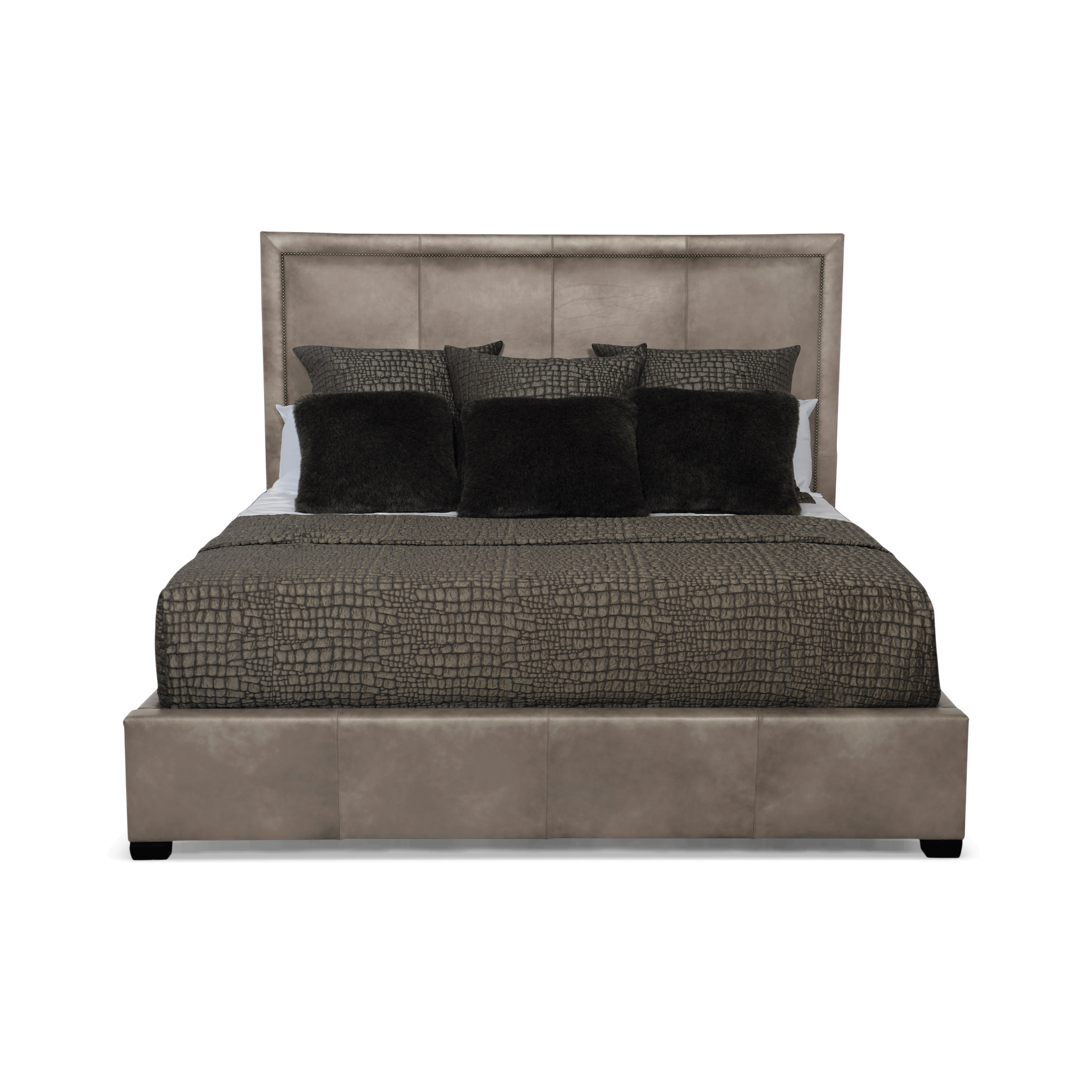 Picture of Morgan Leather Panel Bed - SO