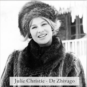 Julie Christie in the movie Dr Zhivago Julie Christie in the movie Dr Zhivago
