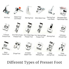 7 Sewing Machine Presser Feet and How To Use Them - You Make It Simple