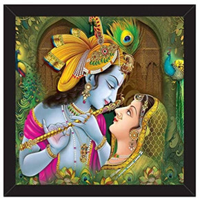 Featured image of post Modern Radha Krishna Glass Painting - This 4 pieces radha krishna in forest paintings is high definition picture photo prints on canvas.