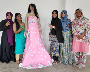 Mannequin Draping by Team FAB 7 Mannequin Draping by Team FAB 7