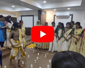 Mannequin Draping by Team Faddy Girls Onam Celebration Teaser 2019