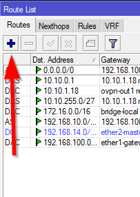 Configurando Rota - IP WAN estática