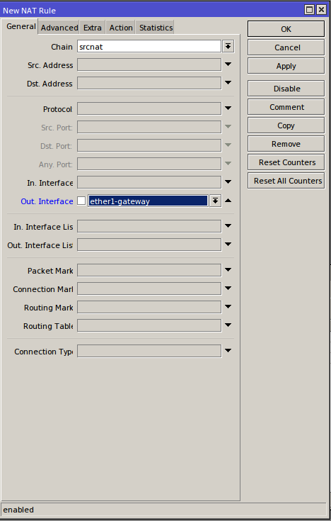 Nova Interface NAT