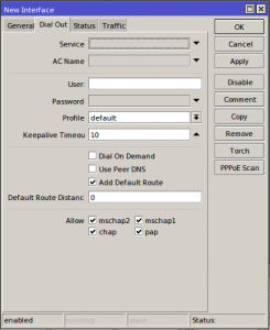 Interface New PPP