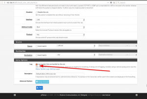 Tela Ativação Extra Options Log