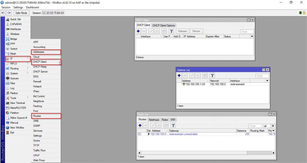 Configurando Internet Mikrotik - internet en mikrotik