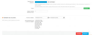 Configuração de Voucher