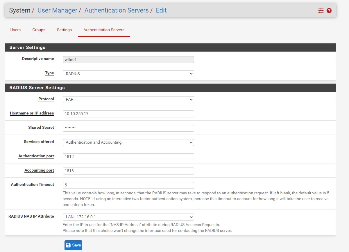 Hotspot no PfSense