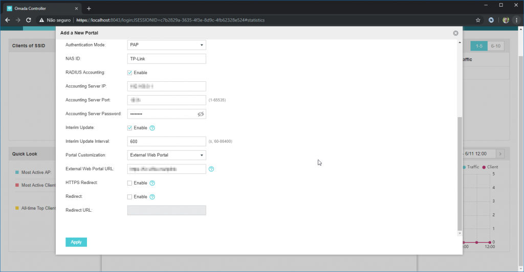 Hotspot en TpLink Omada