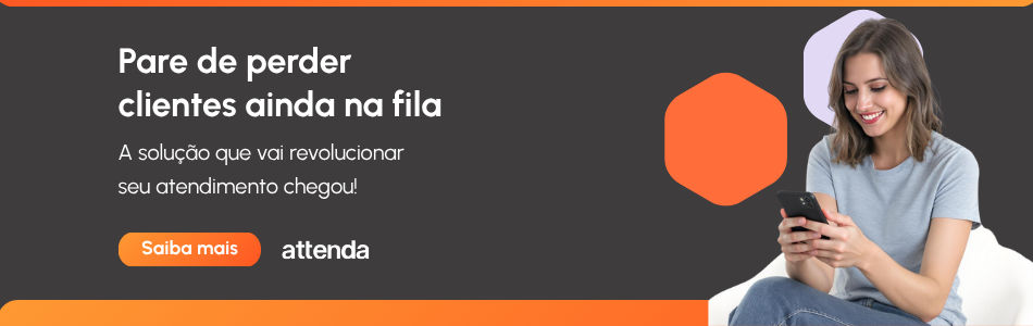 banner digital para divulgar a solução de gestão de fila do Attenda WiFire