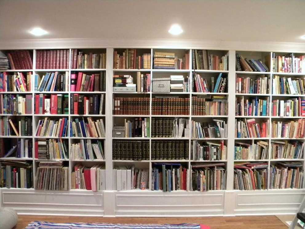 15 Photos White Library Bookcases