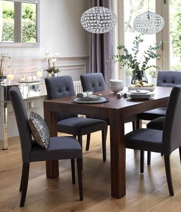 Featured Image of Dark Wood Dining Tables And Chairs