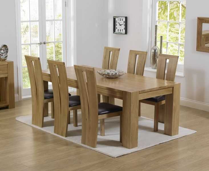 Featured Image of Oak Dining Tables With 6 Chairs