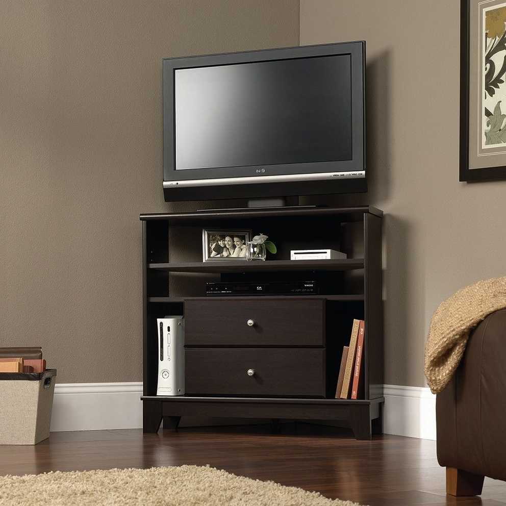 Photo Gallery Of Corner Tv Cabinets With Hutch Showing 6 Of 20 Photos   Corner Tv Stands Wall Mounted Pertaining To Most Popular Corner Tv Cabinets With Hutch 