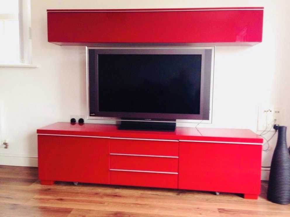 The 20 Best Collection of Red Gloss Tv Stands