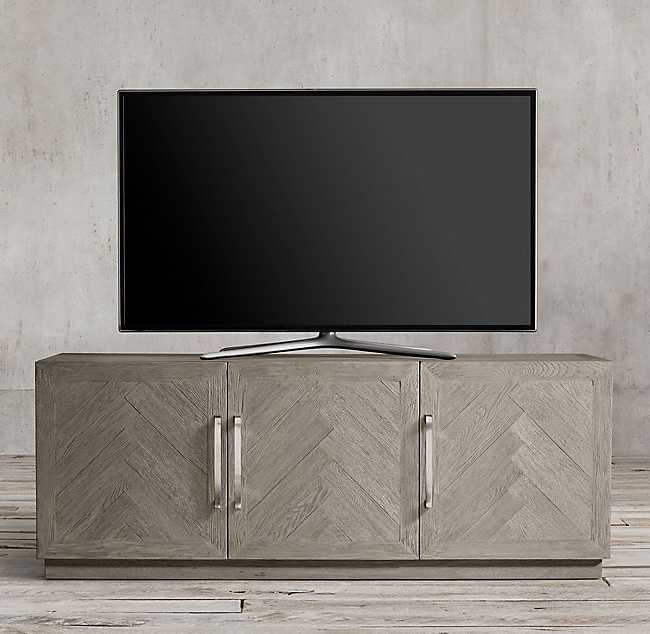 Gallery of Media Console Tv Stands With Hidden Storage