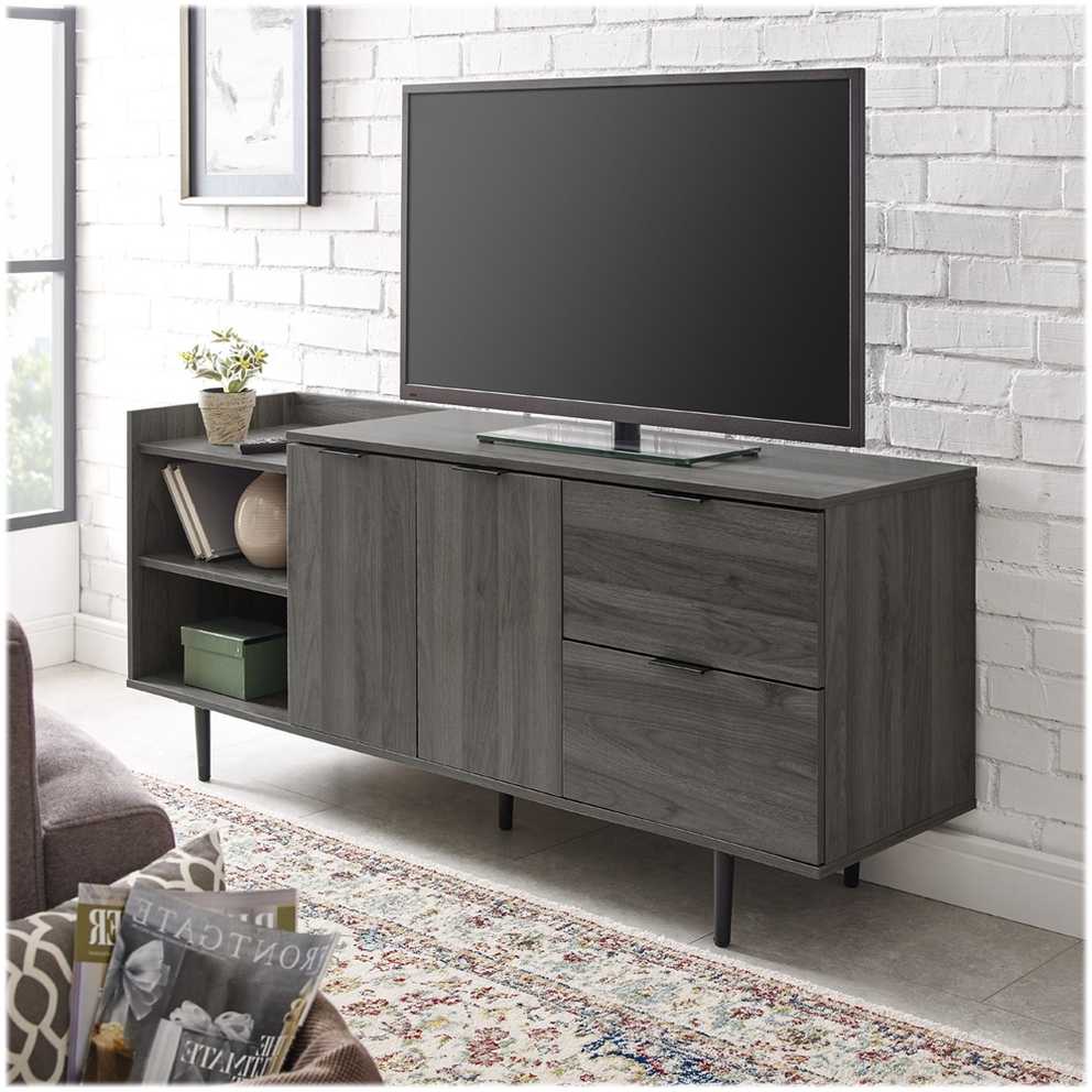 Displaying Gallery of Corona Grey Flat Screen Tv Unit Stands (View 6 of