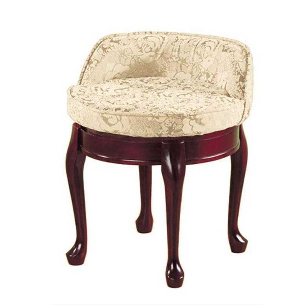 Featured Image of Ivory Button Tufted Vanity Stools