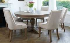 6 Seater Round Dining Tables
