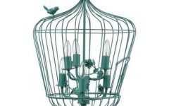 Turquoise Birdcage Chandeliers
