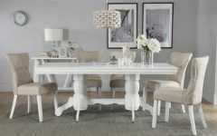 2023 Latest White Dining Tables with 6 Chairs