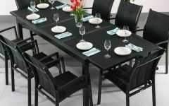 20 Best Collection of 8 Seater Black Dining Tables