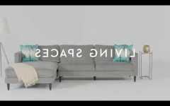 Cosmos Grey 2 Piece Sectionals with Raf Chaise