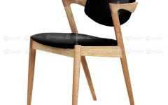 2023 Latest Oak Leather Dining Chairs